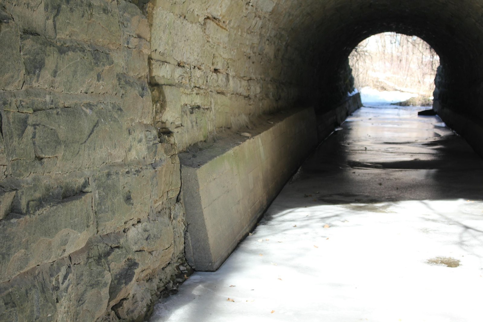 Repairs to west abutment